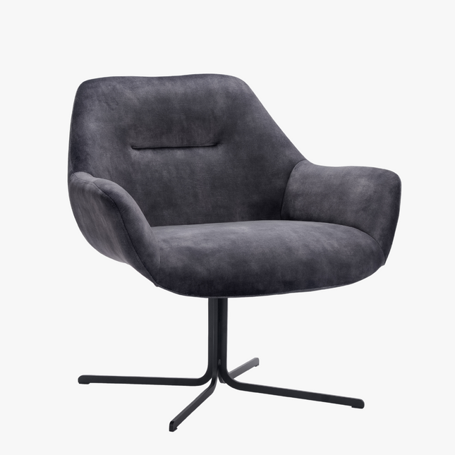 Fjord Fauteuil - Antraciet - Adore - NØBLE