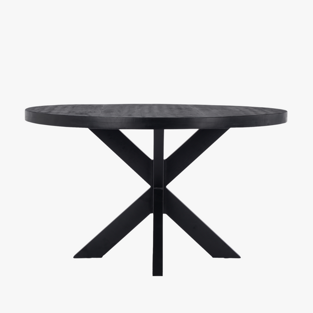 Åkra Eettafel - Zwart - 130 cm - NØBLE