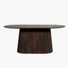 Lunelle Eettafel - Donkerbruin - 200 cm