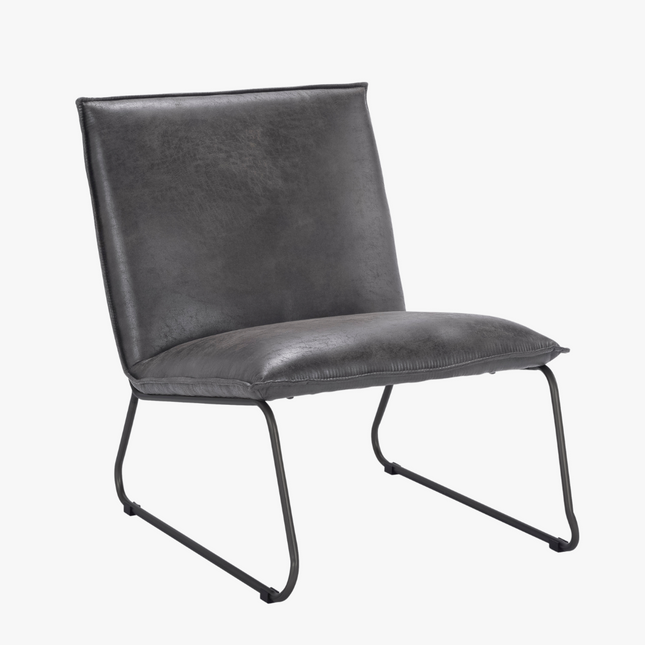 Lille Fauteuil - Grijs - Rawhide - NØBLE