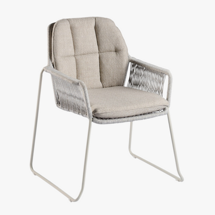 Tiera outdoor - Rivera Dining Stackable Chair Creme White