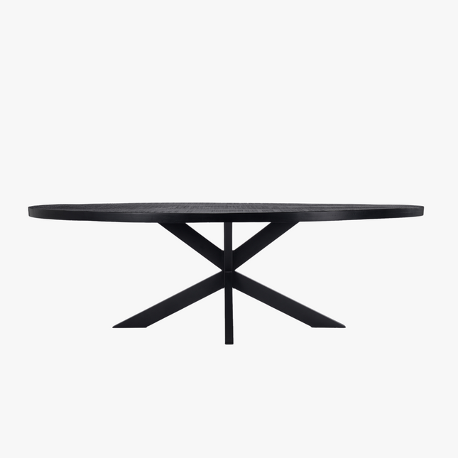 Åkra Eettafel - Zwart - 240 cm - NØBLE