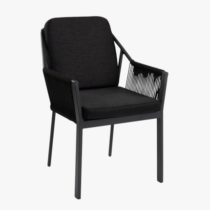 Tiera outdoor - Liv Dining Chair Stackable Black