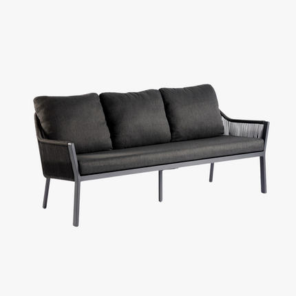 Tiera outdoor - Liv Lounge 3-Seater Black
