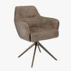 Ingmar Eetkamerstoel - Taupe - Movie - NØBLE