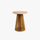 Bruce Bijzettafel - Naturel - ø40 cm - NØBLE
