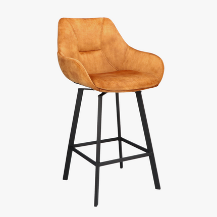 Tromsø barkruk - Cognac- ZH 65 - stof adore