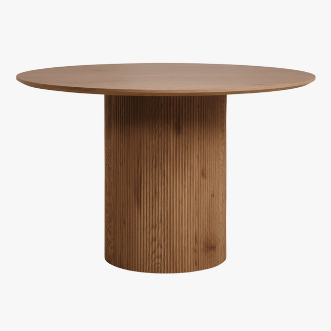 Mirelle Eettafel - Walnoot - ø120cm - NØBLE