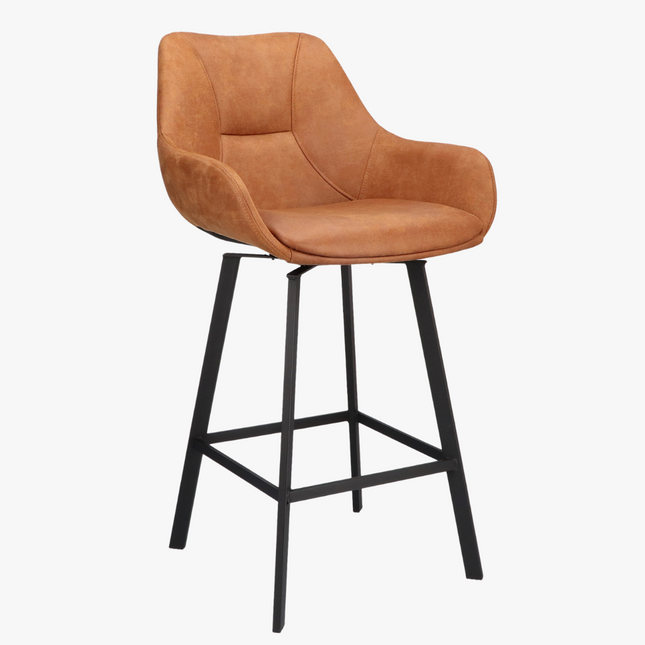 Tromsø barkruk - Camel - ZH 65 - Microleder - NØBLE