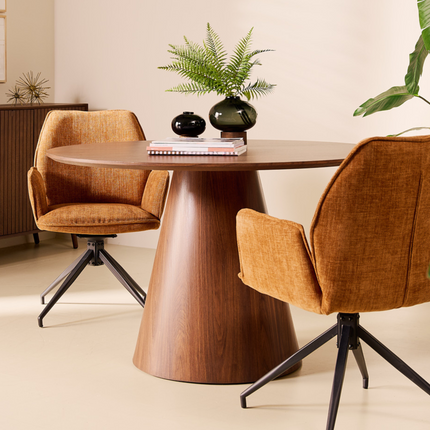Joska Eettafel - Walnoot - ø120cm