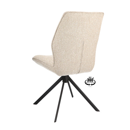Juno Eetkamerstoel - Beige - Lodge