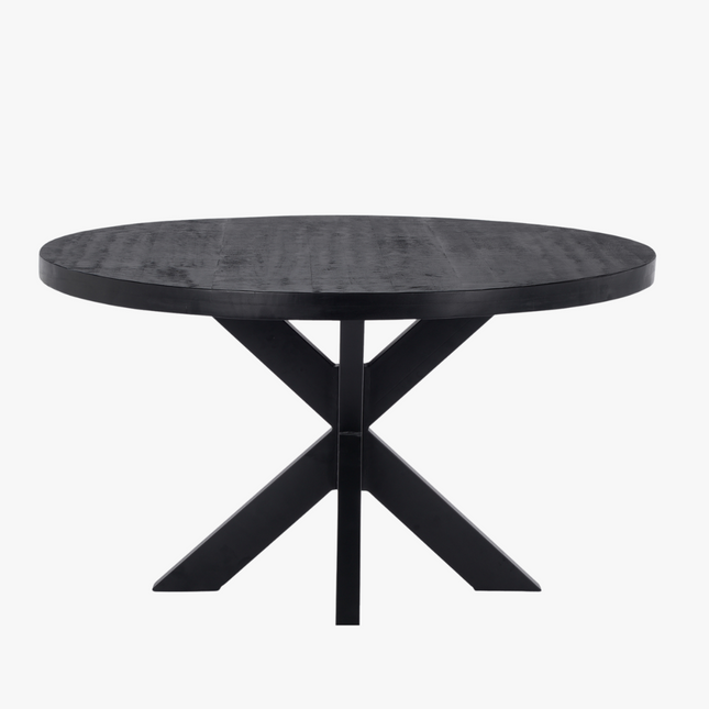 Åkra Eettafel - Zwart - 130 cm - NØBLE