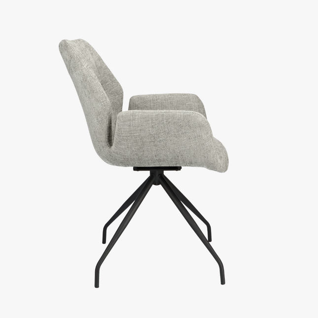 Rune Eetkamerstoel - Taupe - Miami - NØBLE