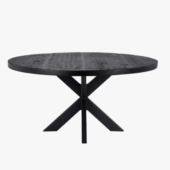 Åkra Eettafel - Zwart - 150 cm - NØBLE