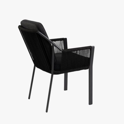 Tiera outdoor - Liv Dining Chair Stackable Black