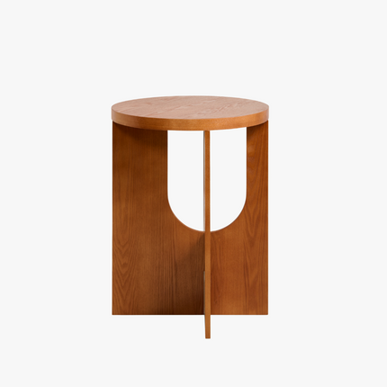 Thijs Bijzettafel - Walnoot - ø40 cm