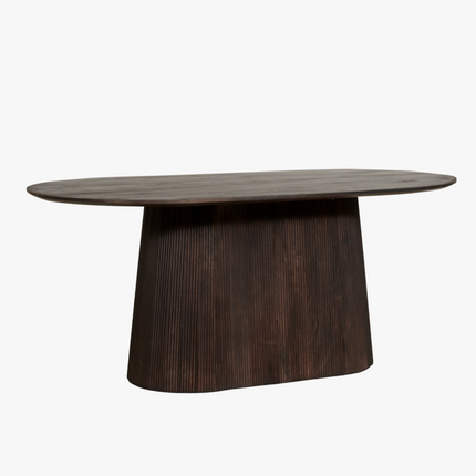 Lunelle Eettafel - Donkerbruin - 200 cm