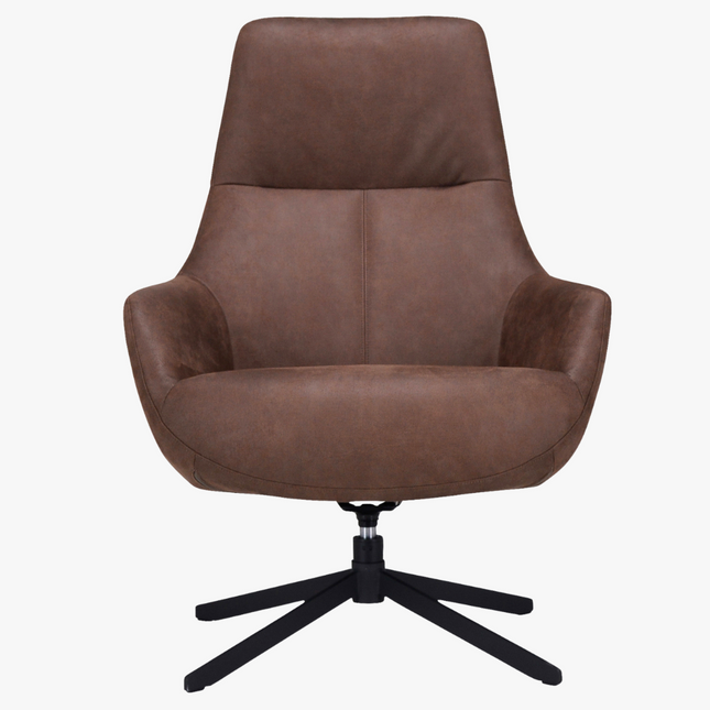 Hav Fauteuil - Bruin - microleder - NØBLE