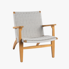 Tiera outdoor - Siësta Lounge Chair Creme White