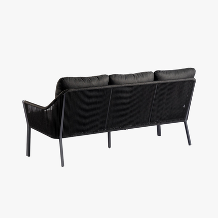 Tiera outdoor - Liv Lounge 3-Seater Black