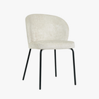 Cato Eetkamerstoel - Beige - Stof