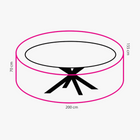 Tiera outdoor - Cover For Oblong Dining Set 200 cm