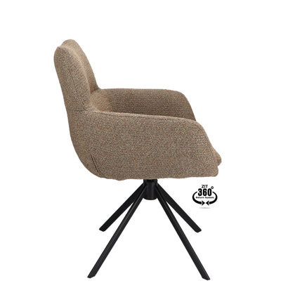 Dune Eetkamerstoel - Bruin - Rhythm