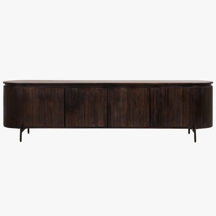 Noah Tv-meubel - Donkerbruin - 210 x43x56 cm