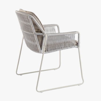 Tiera outdoor - Rivera Dining Stackable Chair Creme White