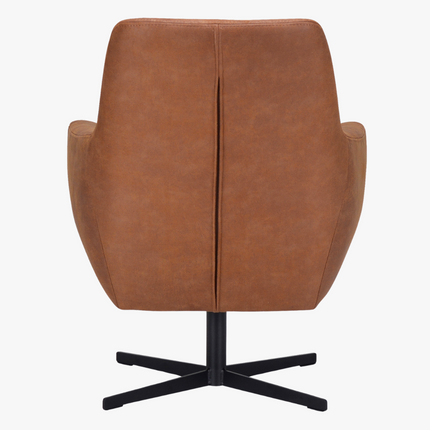Røff Fauteuil - Camel - Microleder