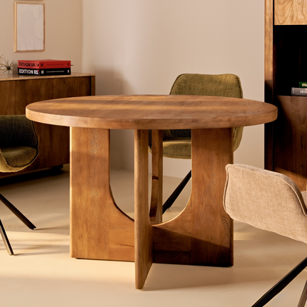 Eettafel Nova - Bruin Ø120cm