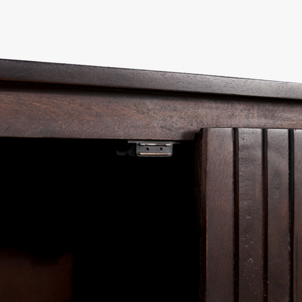 Noah Tv-meubel - Donkerbruin - 210 x43x56 cm