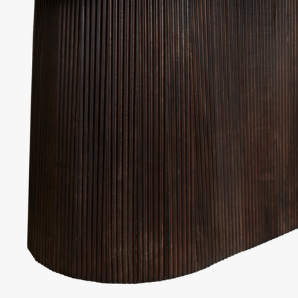 Lunelle Eettafel - Donkerbruin - 200 cm