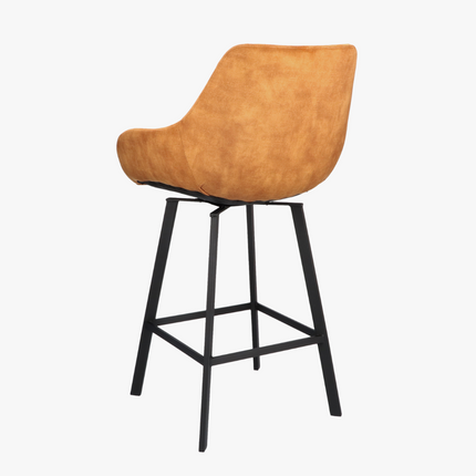 Tromsø barkruk - Cognac- ZH 65 - stof adore