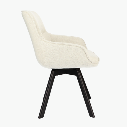 Melle Eetkamerstoel - Naturel - Mose
