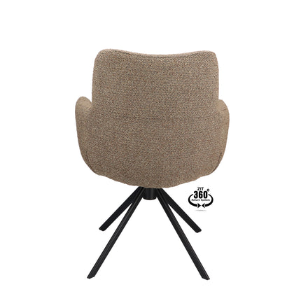 Dune Eetkamerstoel - Bruin - Rhythm