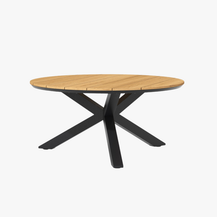 Tiera outdoor - Omnigo Dining Table Teak 150 cm Charcoal