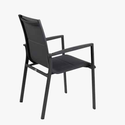 Tiera outdoor - Foxx Alu Stackable Chair Charcoal