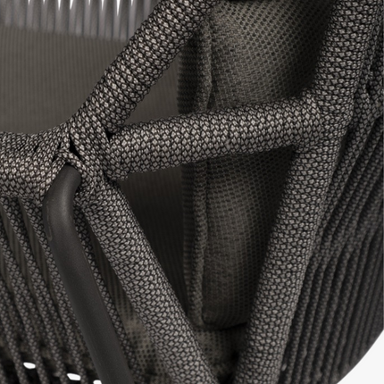 Tiera outdoor - Rivera Dining Stackable Chair Charcoal