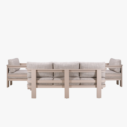 Lugn loungeset - Crème