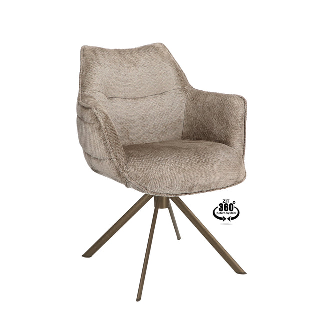 Nola Eetkamerstoel - Clay - Movie