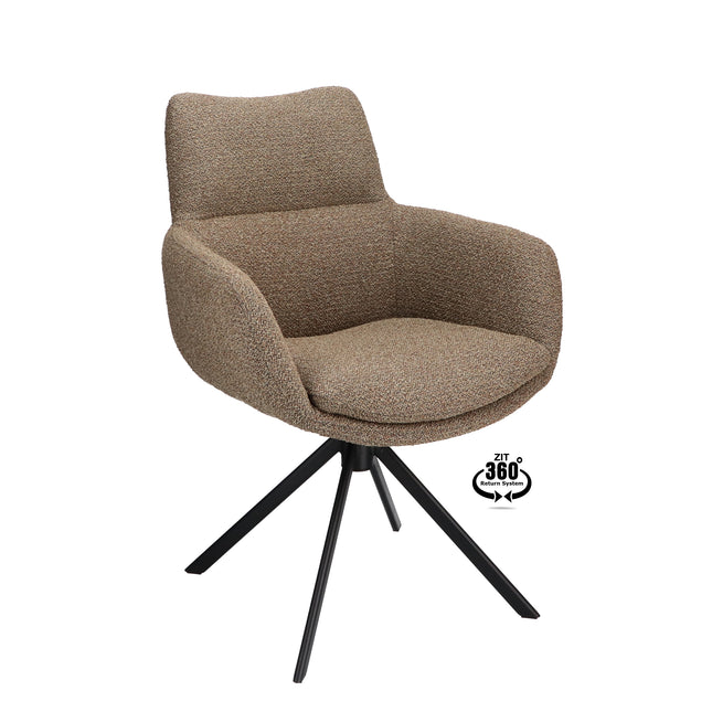 Dune Eetkamerstoel - Bruin - Rhythm