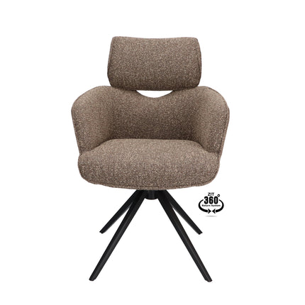 Nienke Eetkamerstoel - Sepia - Lodge