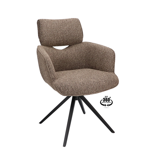 Nienke Eetkamerstoel - Sepia - Lodge