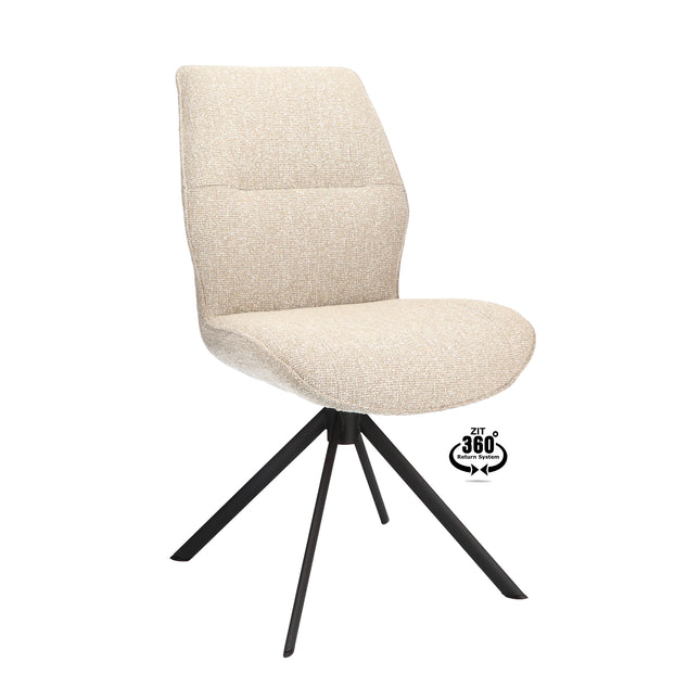 Juno Eetkamerstoel - Beige - Lodge
