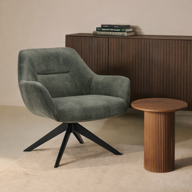Fjell Fauteuil - Groen - Adore - NØBLE