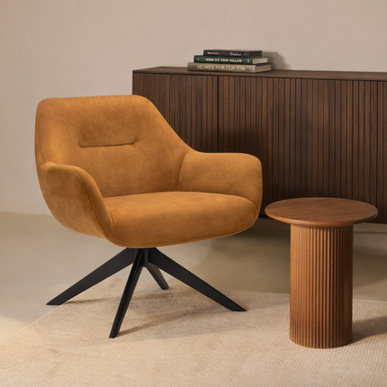 Fjell Fauteuil - Cognac - Adore - NØBLE