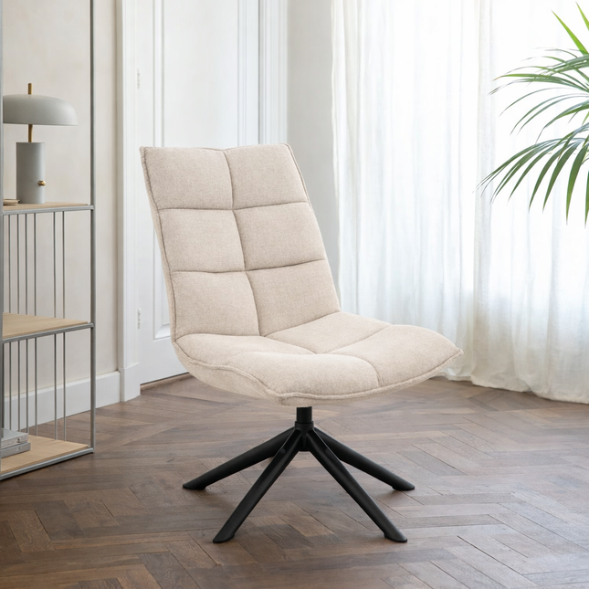 Flo Fauteuil - Beige - Linnen