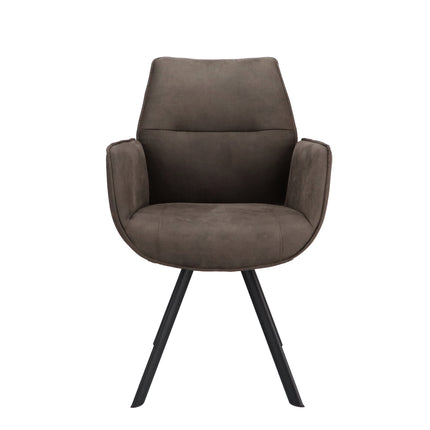 Bente Eetkamerstoel - Grijs - Cowboy