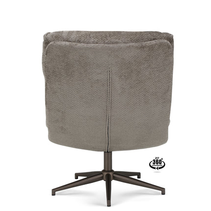 Joppe Fauteuil - Taupe - Stof movie